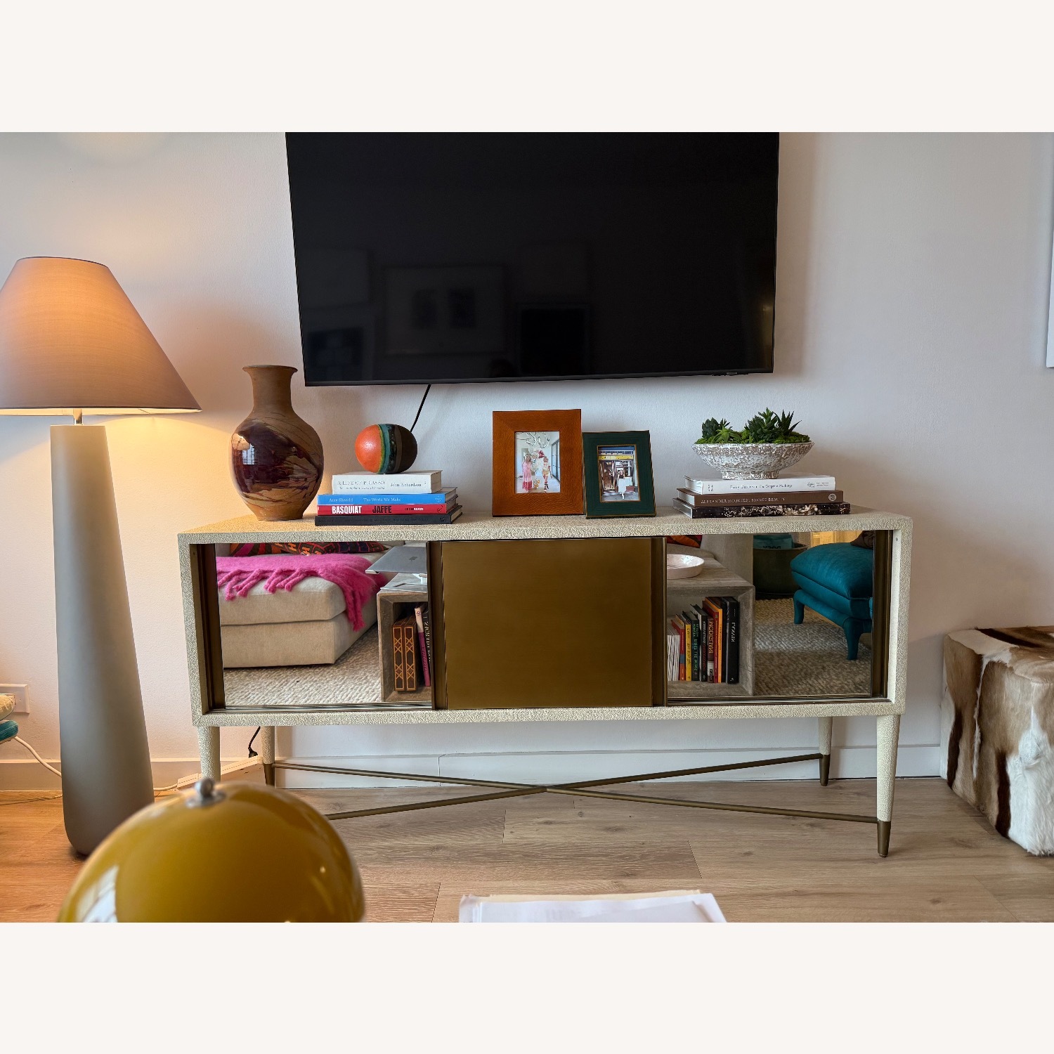 Brown Home Media Cabinet - image-1