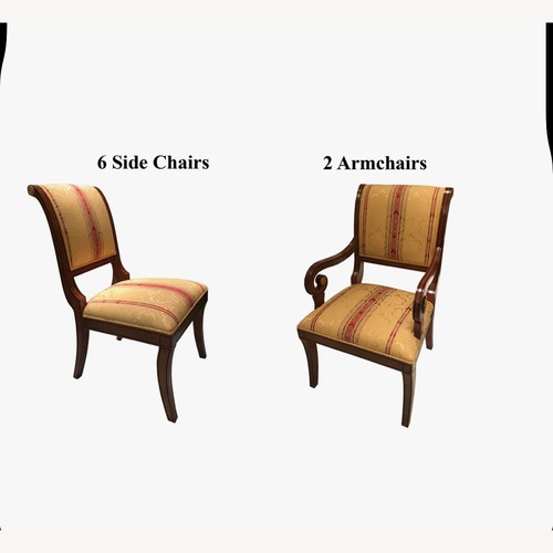 Used Wayfair Gold Fabric Dining Chairs for sale on AptDeco
