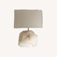 Flair Home Collection Alabaster Table Lamps (Pair)