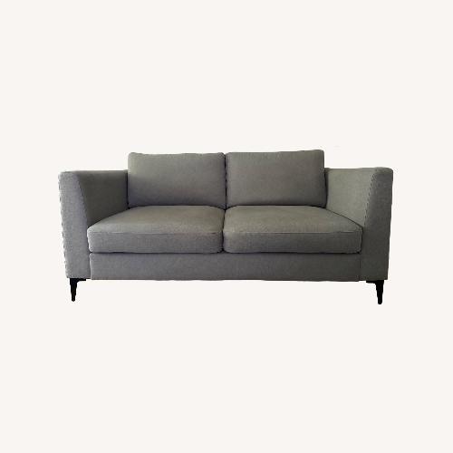 Used Target Light Gray Fabric 2 Seater Sofa for sale on AptDeco