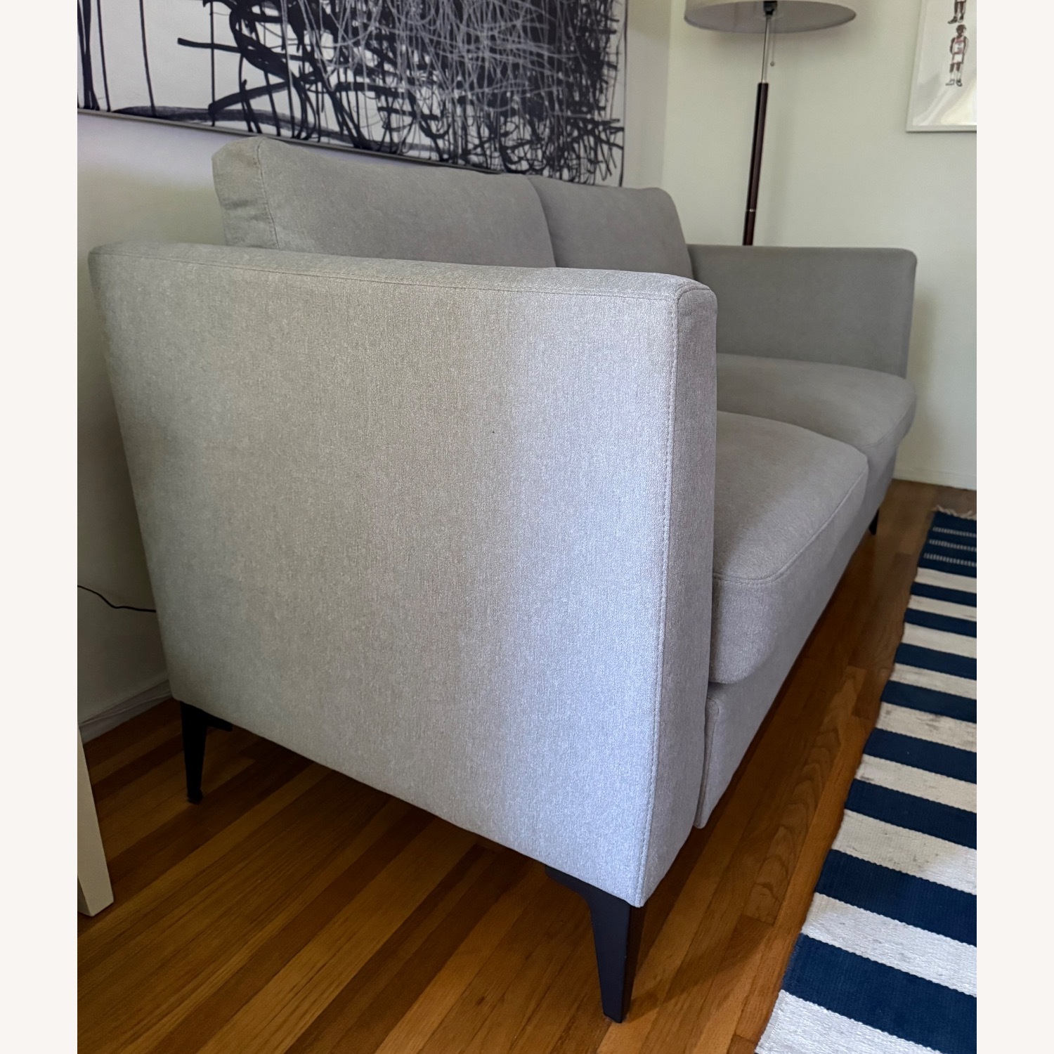 Target Light Gray Fabric 2 Seater Sofa - image-2