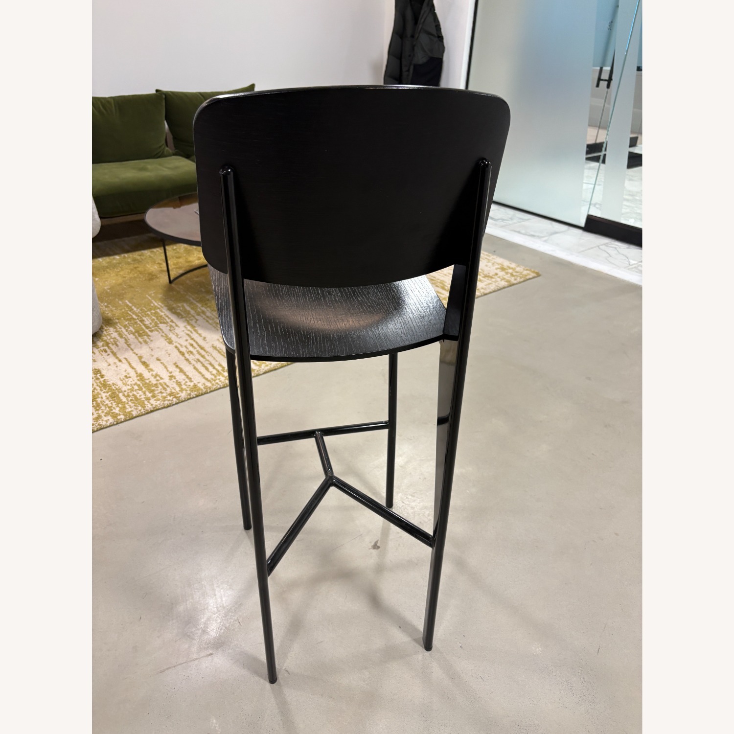 Industry West Prouve Barstool, Black Walnut - image-2