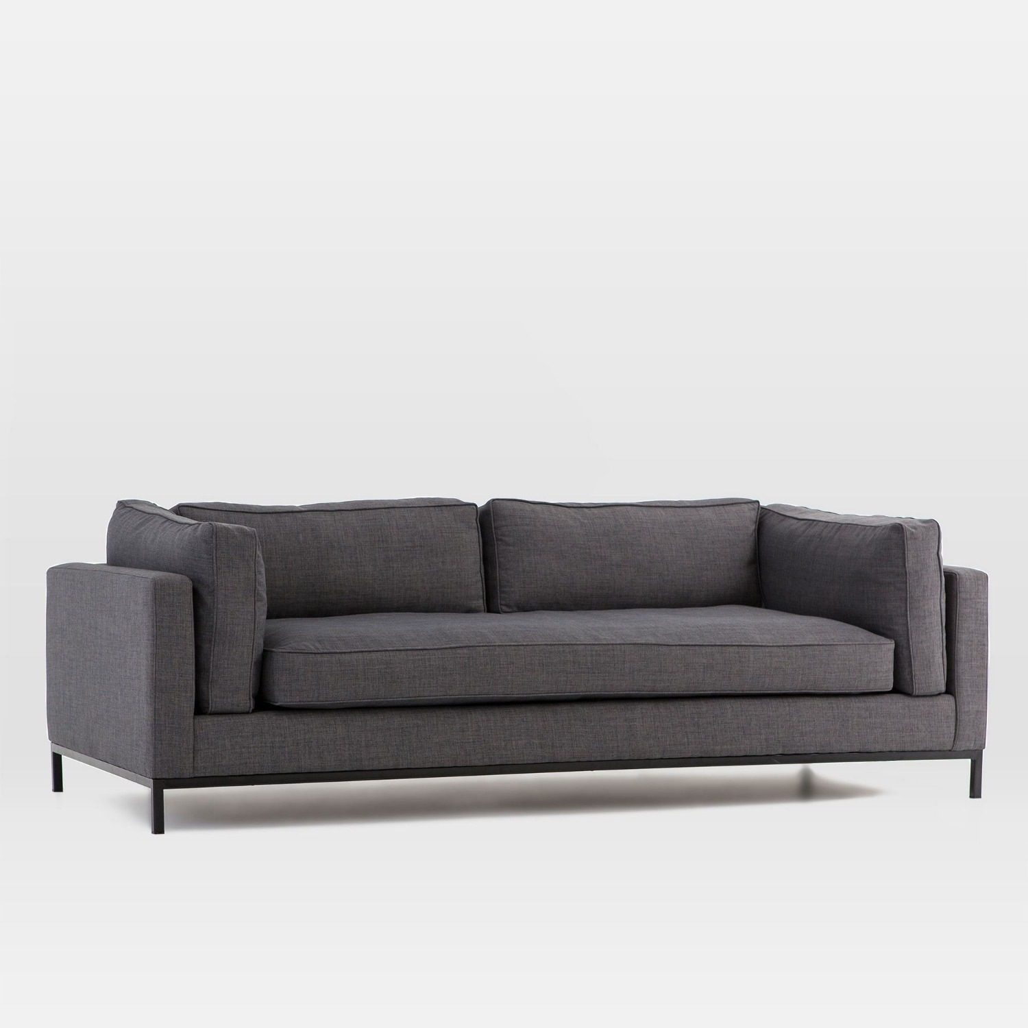 West Elm Modern Arm Sofa (92") - image-3