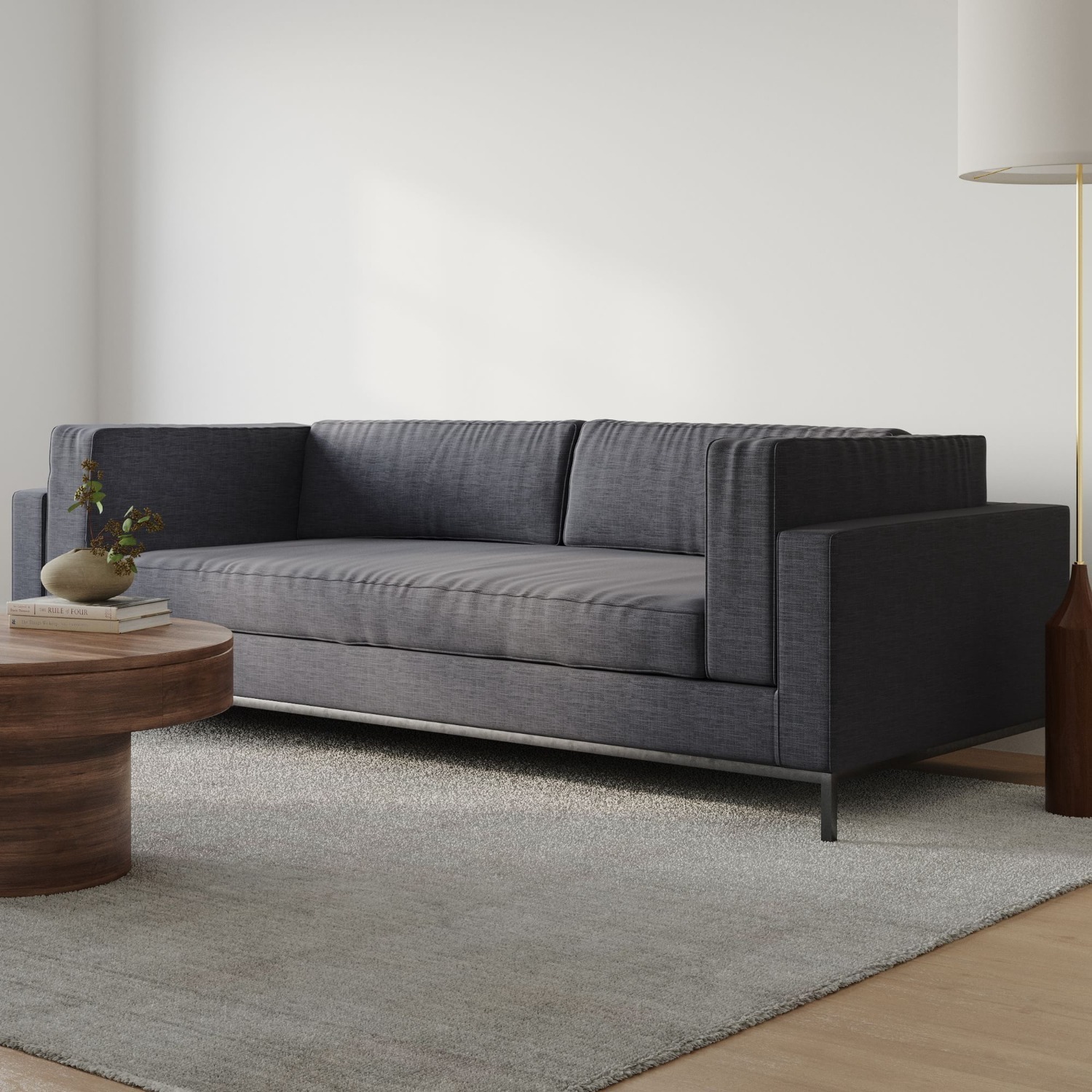 West Elm Modern Arm Sofa (92") - image-2