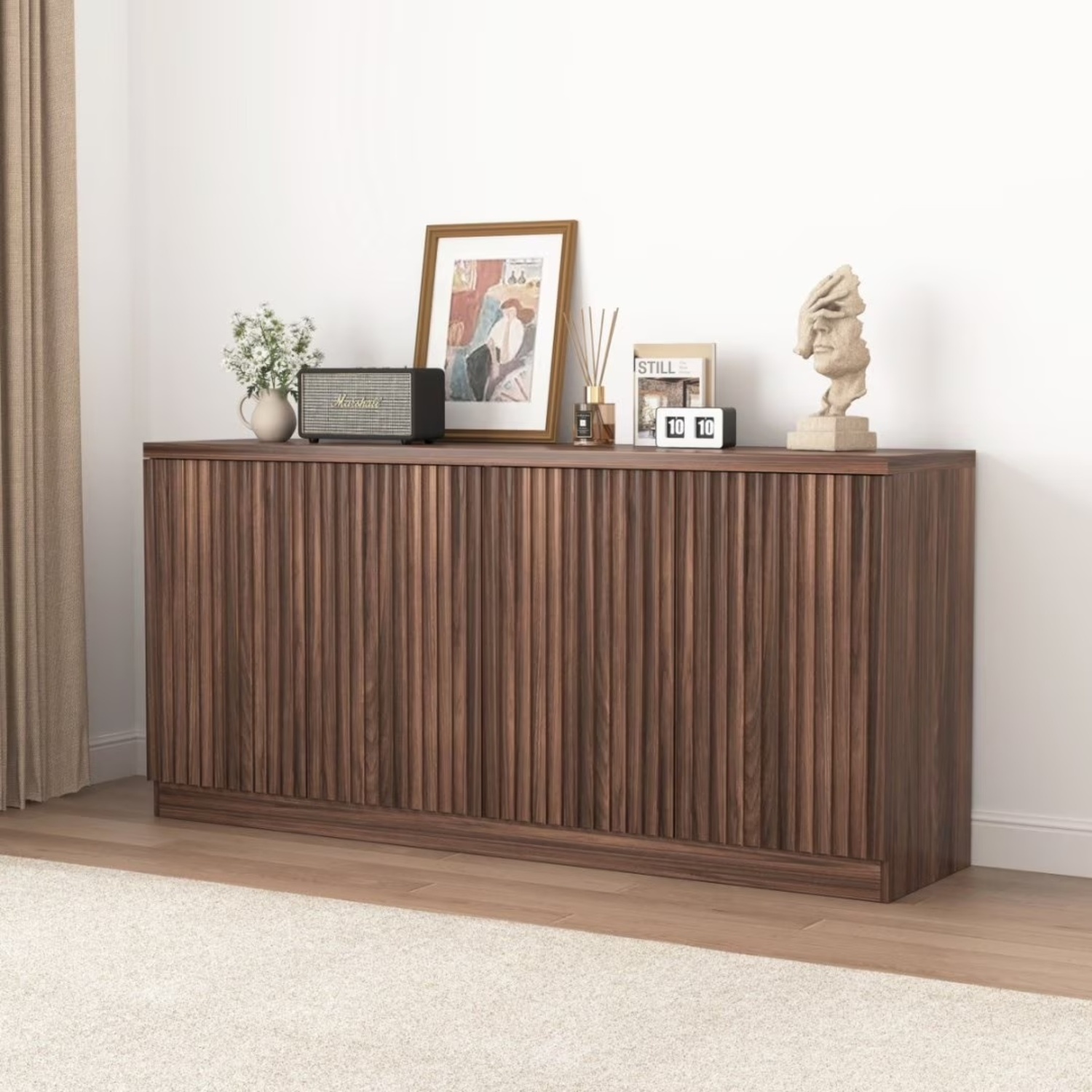 Wayfair Dark Brown Media Storage - image-0
