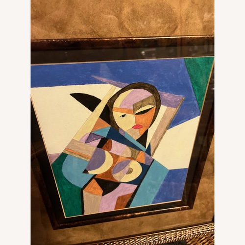 Used Vintage/Antique Dark Brown Wall Art for sale on AptDeco