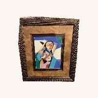 Vintage/Antique Dark Brown Wall Art