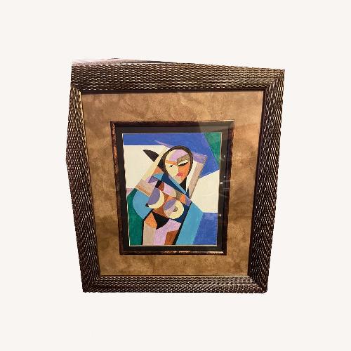 Used Vintage/Antique Dark Brown Wall Art for sale on AptDeco