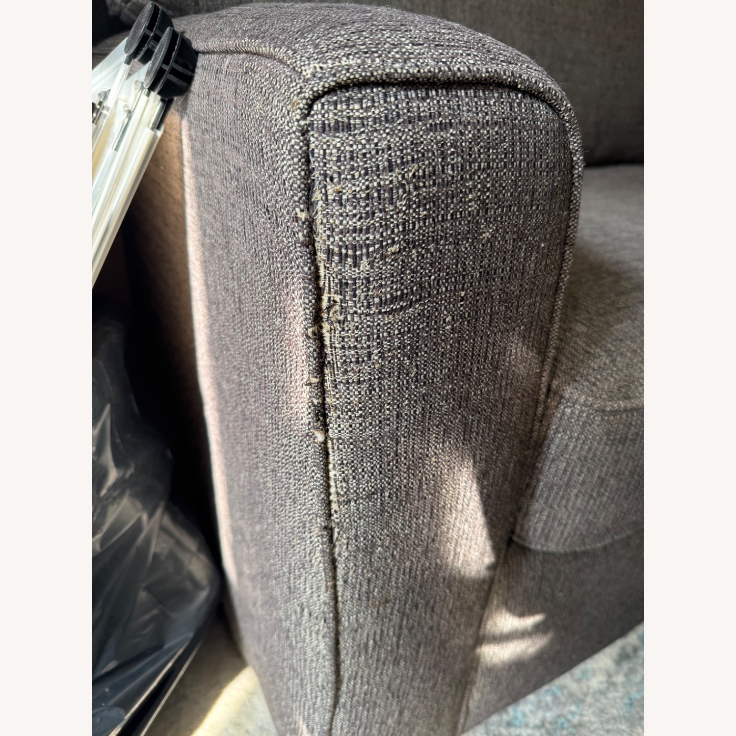 Raymour & Flanigan Trayce Light Gray Fabric Sleeper Sofa - image-2