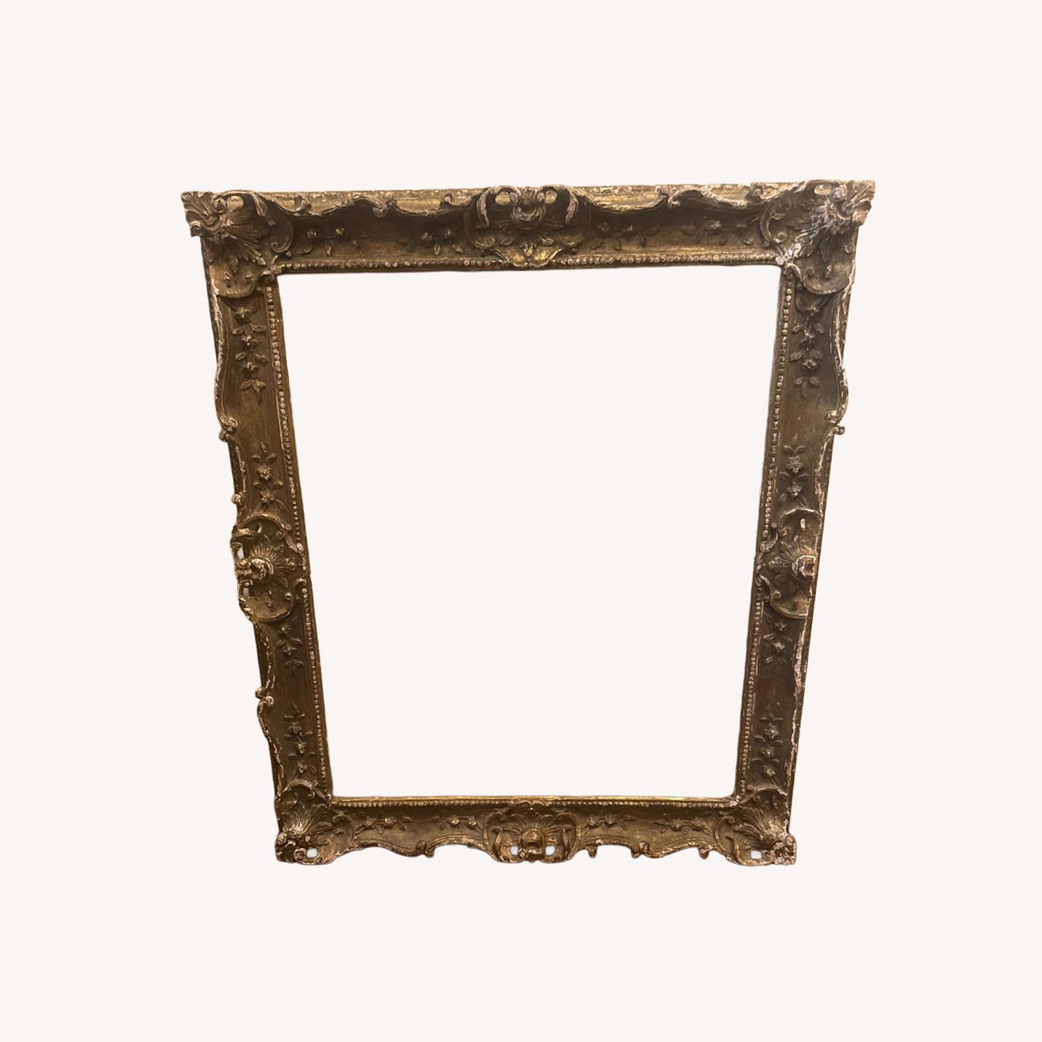 Dark Brown Old Wood Picture Frames - image-0