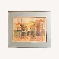 Vintage/Antique Orange Wall Art