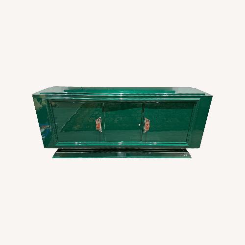 Used Green Wood Sideboard / Credenza for sale on AptDeco