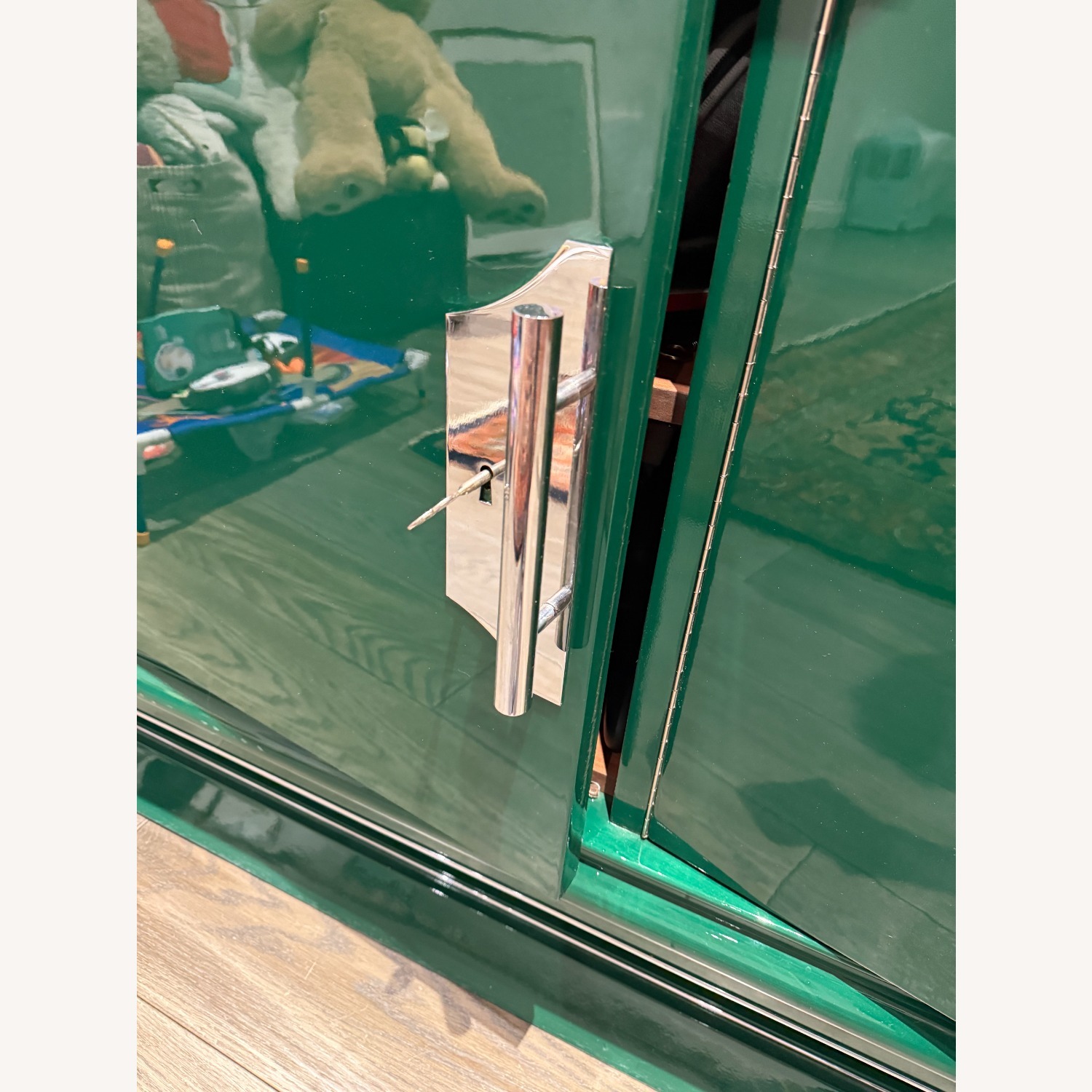 Green Wood Sideboard / Credenza - image-7