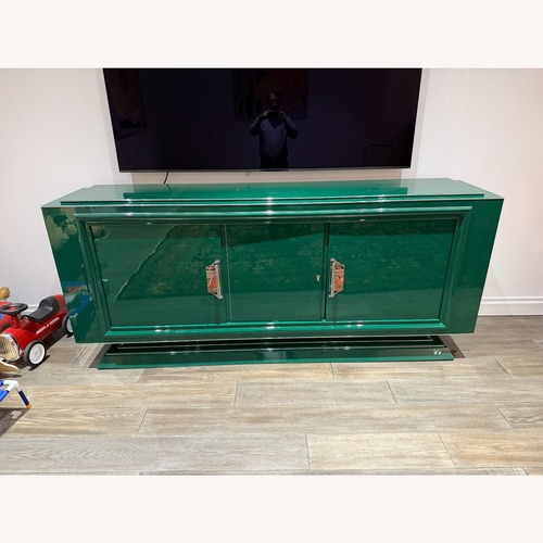 Used Green Wood Sideboard / Credenza for sale on AptDeco