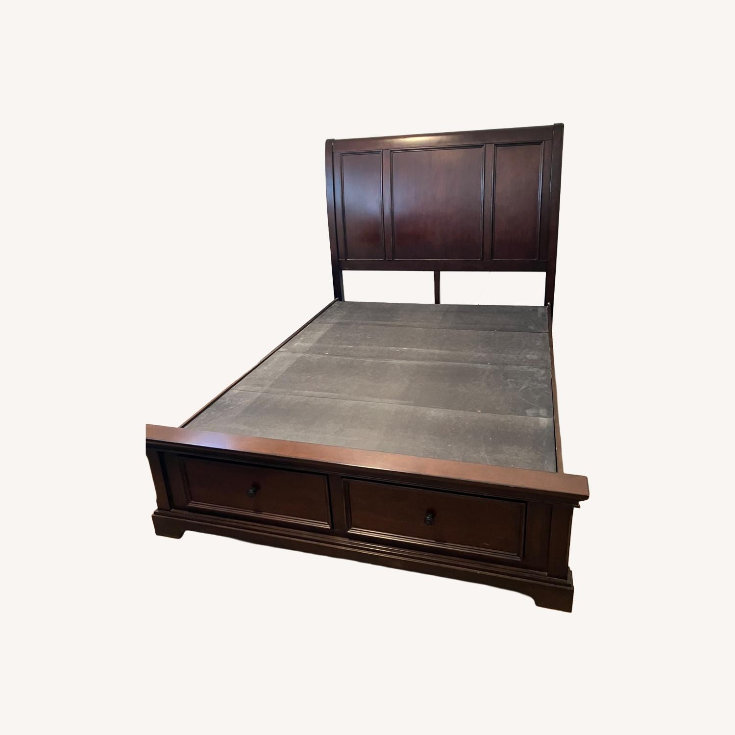Queen Platform Bed W Headboard, Footboard  - image-5