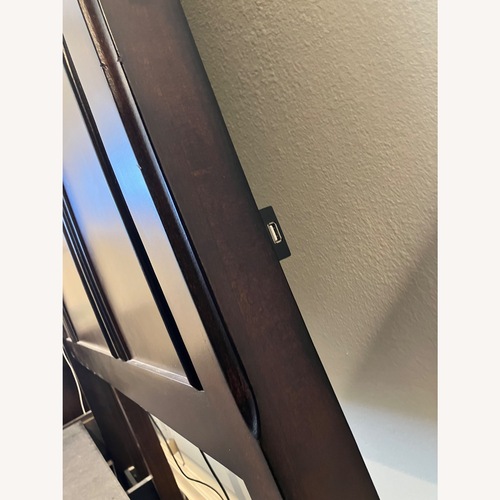 Used Queen Platform Bed W Headboard, Footboard  for sale on AptDeco