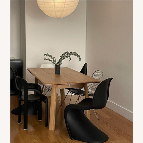 Used Hem Alle Dining Table – 71” Solid Oak for sale on AptDeco