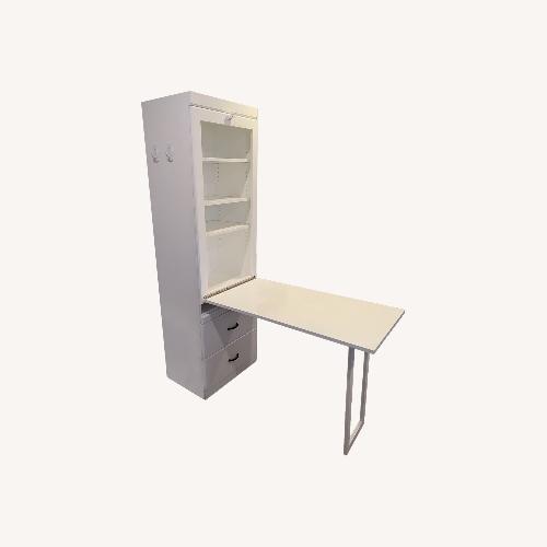 Used Bookcase with Drop-Down Table for sale on AptDeco