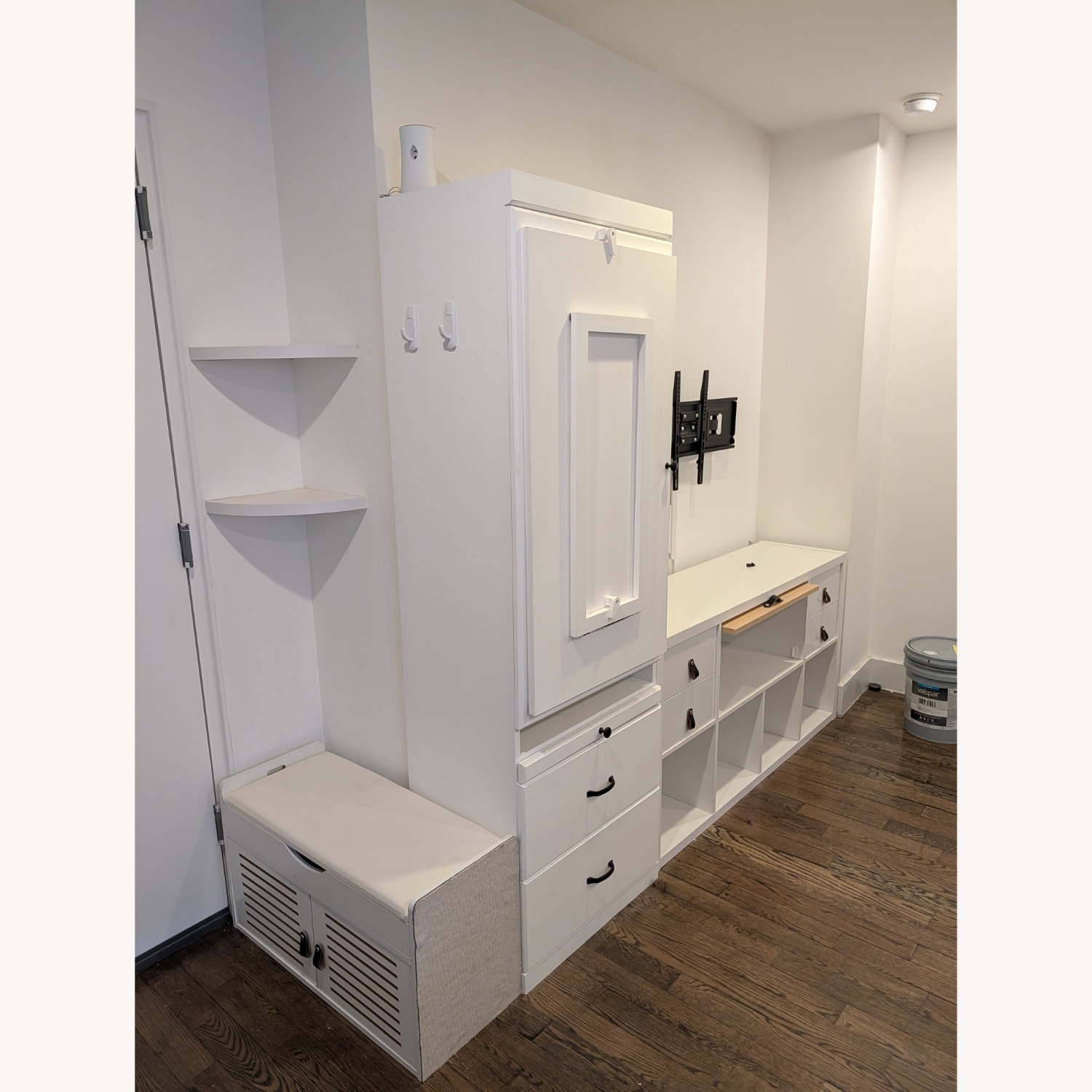 Bookcase with Drop-Down Table - image-3