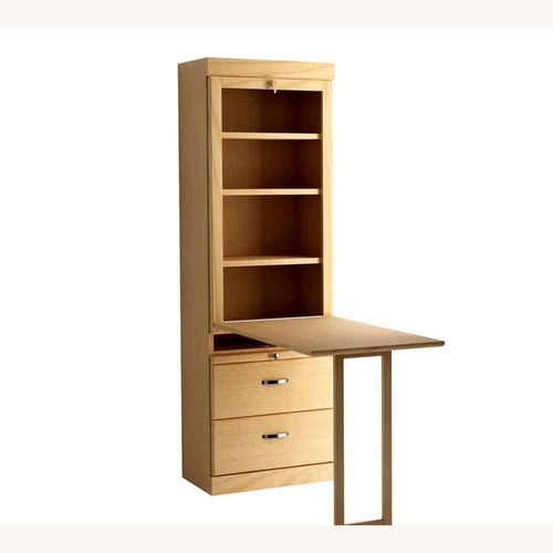 Used Bookcase with Drop-Down Table for sale on AptDeco