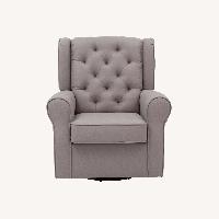 Target Light Gray Fabric Nursing Chair