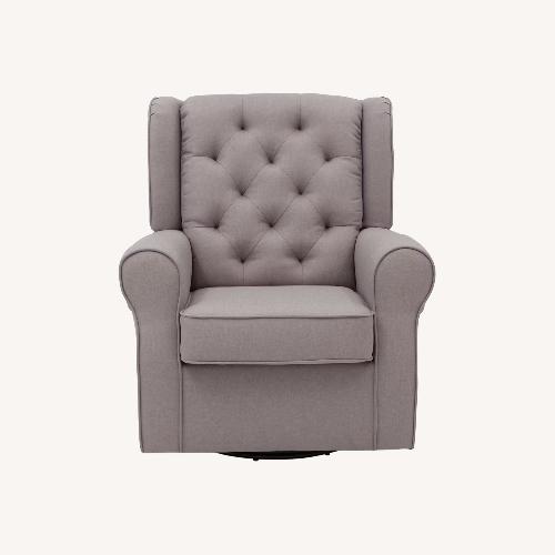 Used Target Light Gray Fabric Nursing Chair for sale on AptDeco