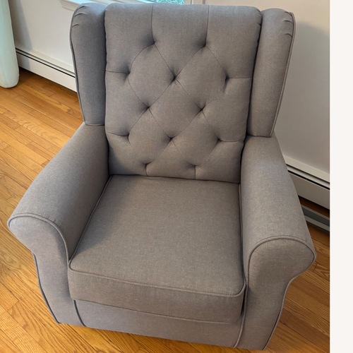 Used Target Light Gray Fabric Nursing Chair for sale on AptDeco