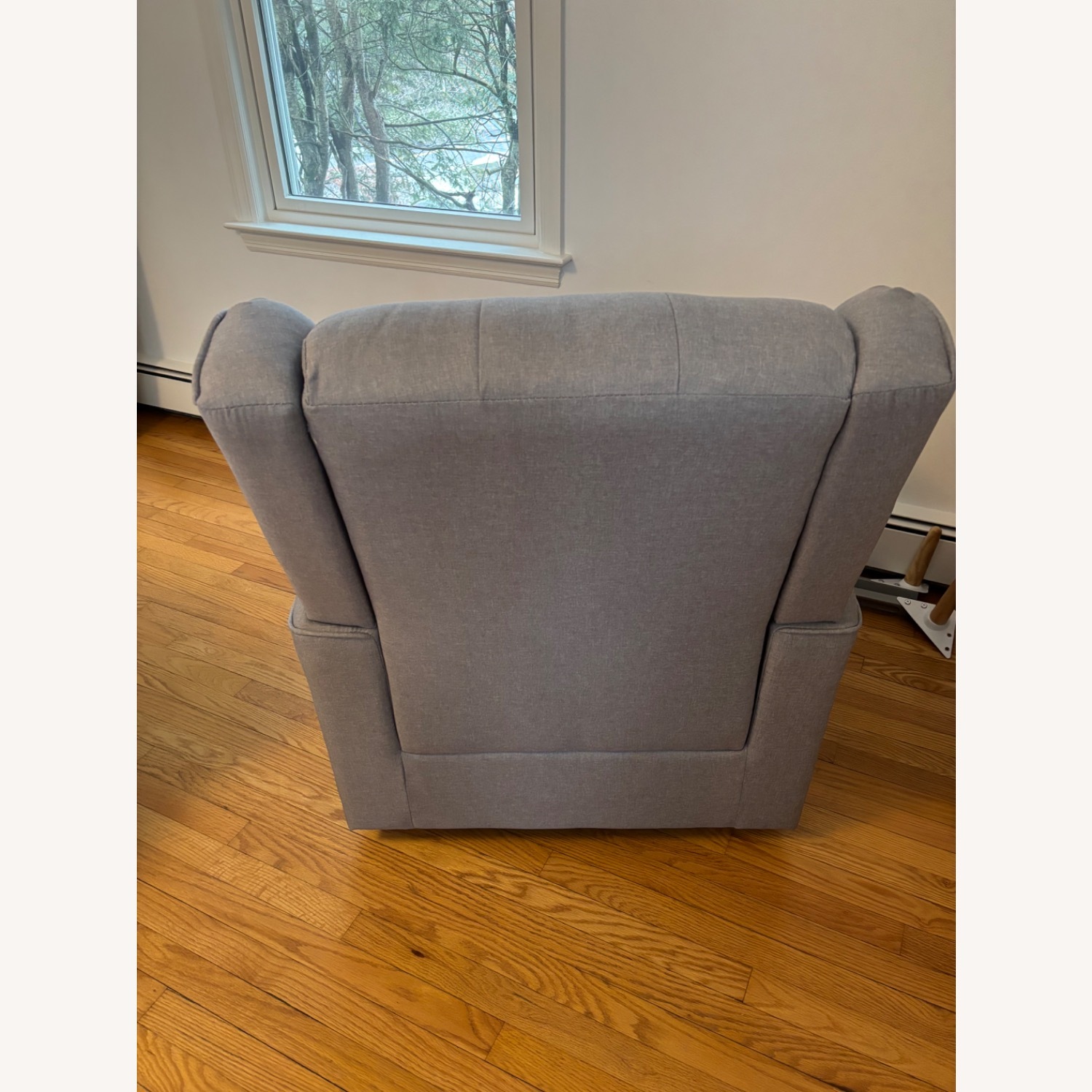 Target Light Gray Fabric Nursing Chair - image-6