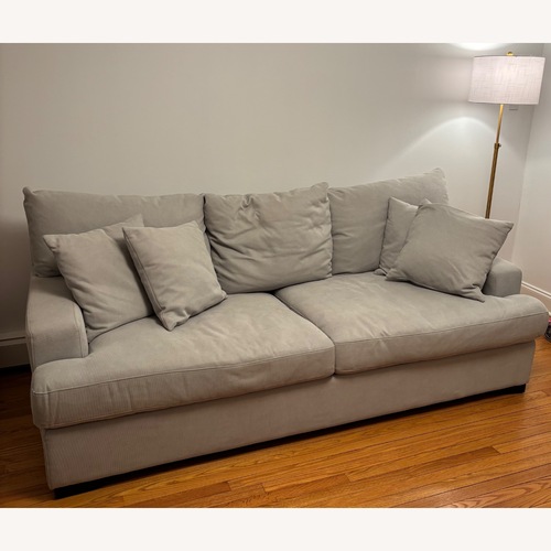 Used Elmu Light Gray Fabric 3+ Seater Sofa for sale on AptDeco
