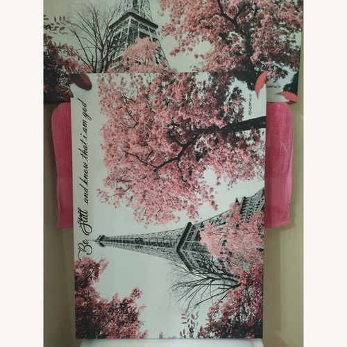 Used Paris Wall Art Bible Verse  for sale on AptDeco