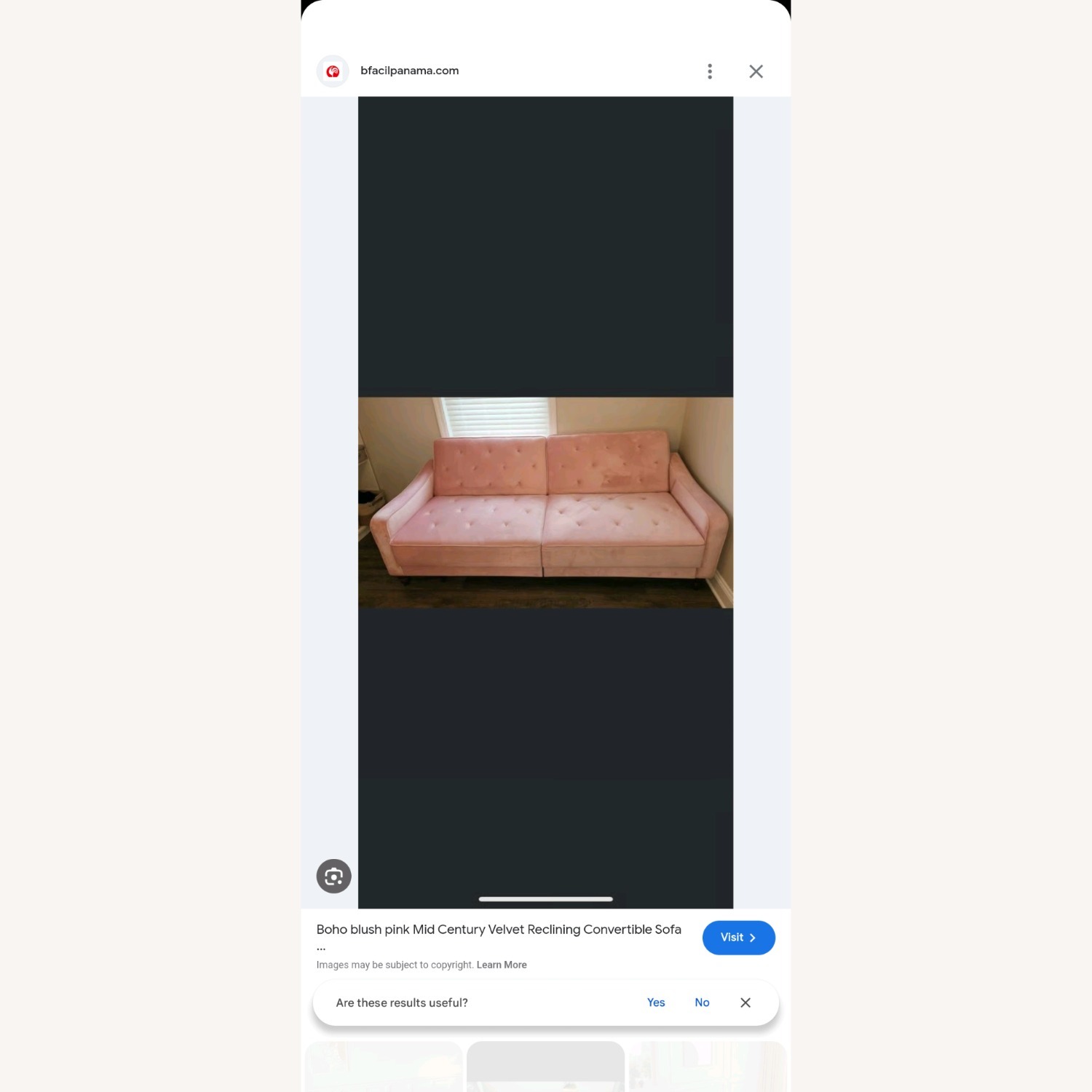 9 by Novogratz Pink Futon - image-2