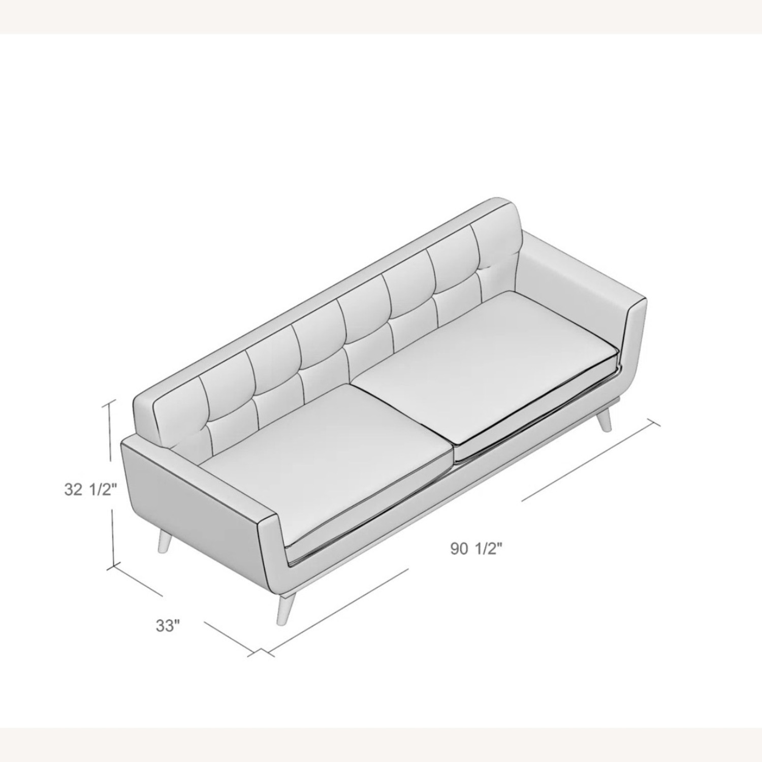 Modway Engage Upholstered Fabric Sofa - image-2