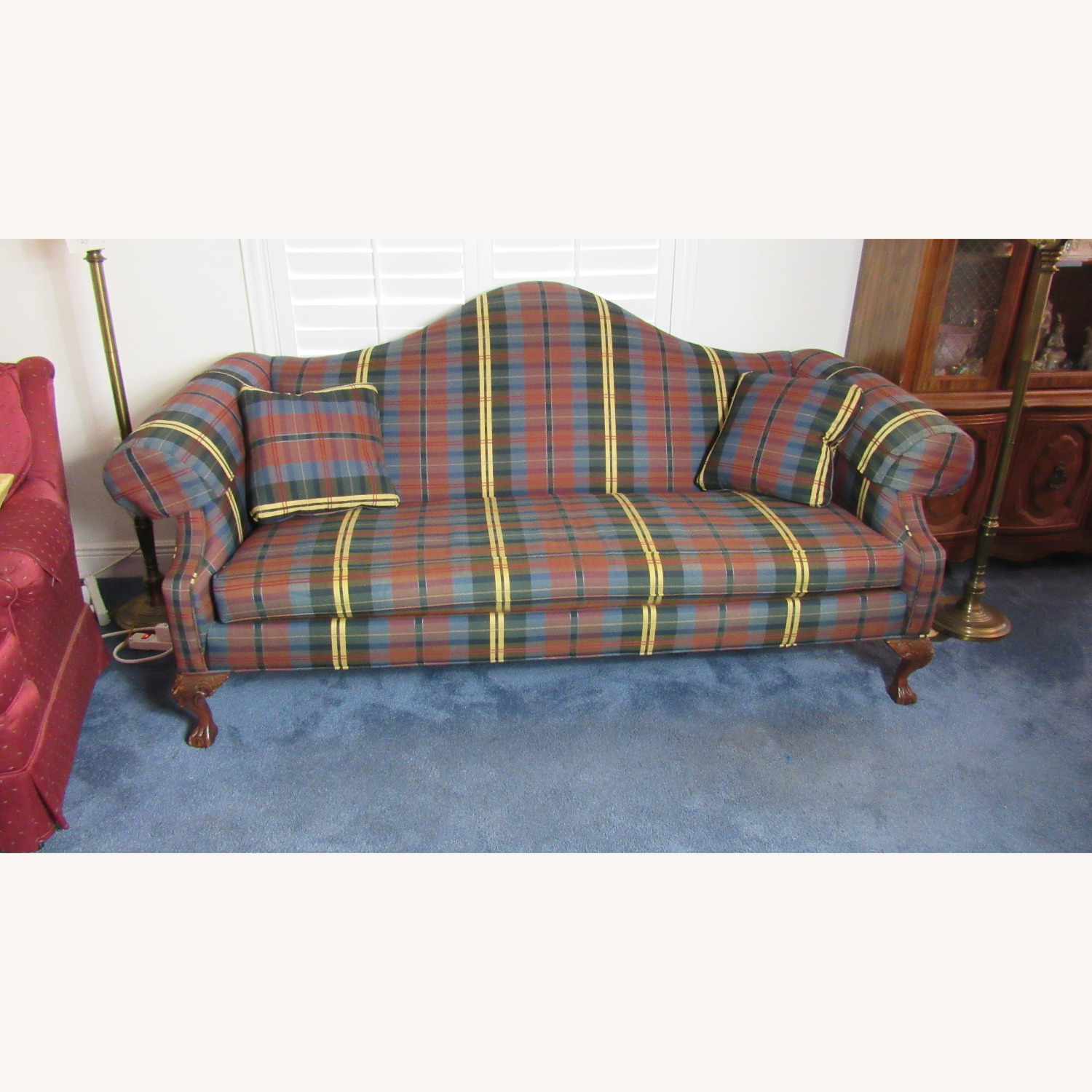Ethan Allen High Back Sofa - image-1