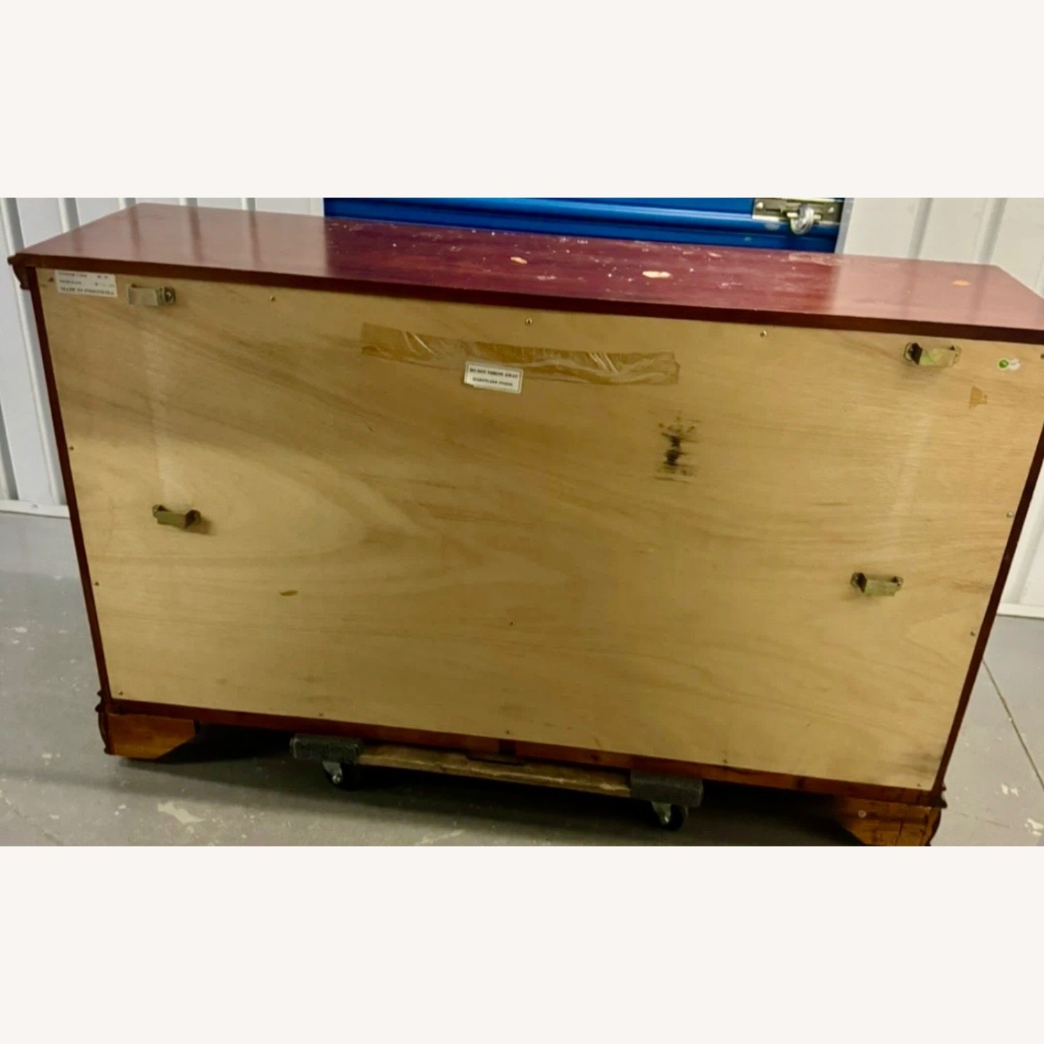 Dark Brown Wood Dresser - image-4