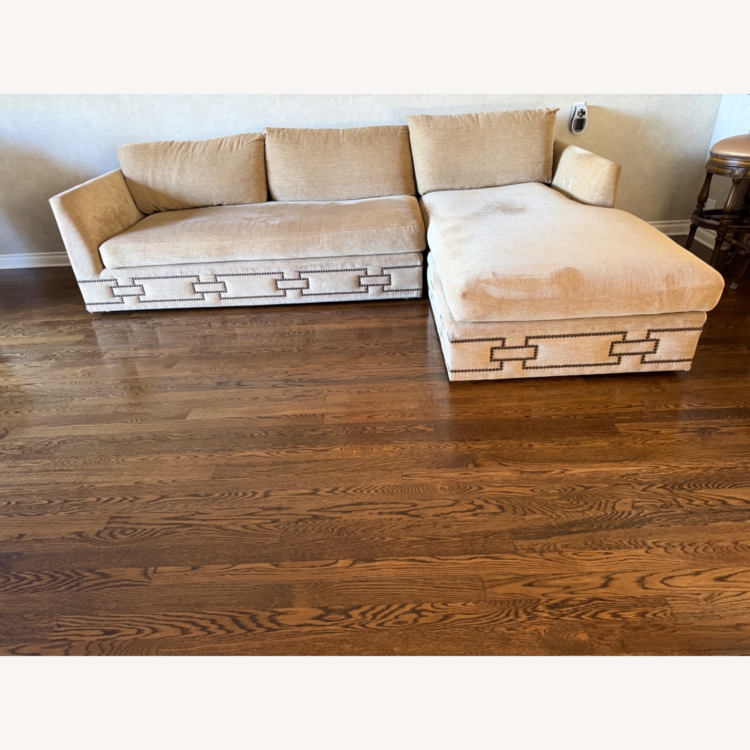 Natural Chaise Lounge Sofa  - image-4