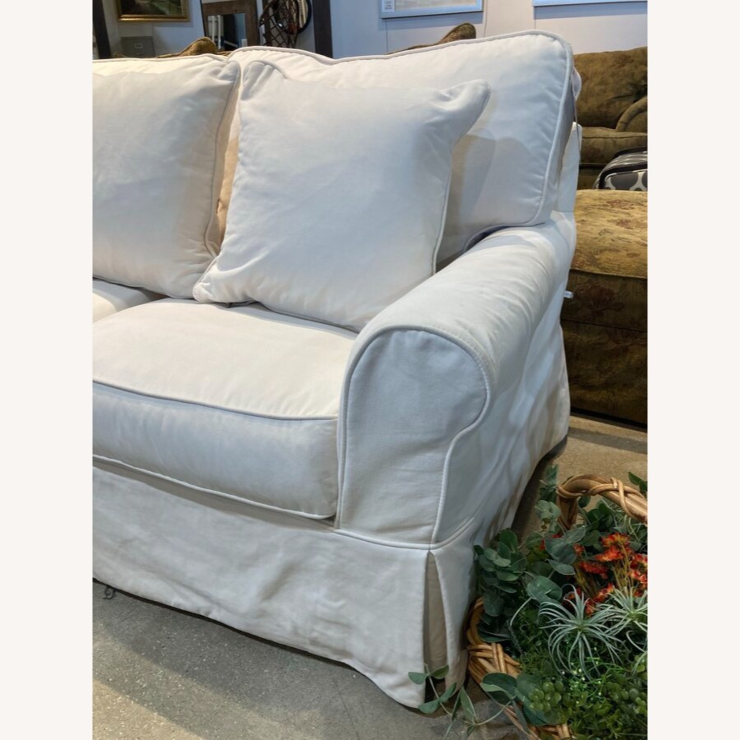 Baldwin Down Filled Upholstered Slipcover Sofa - image-4