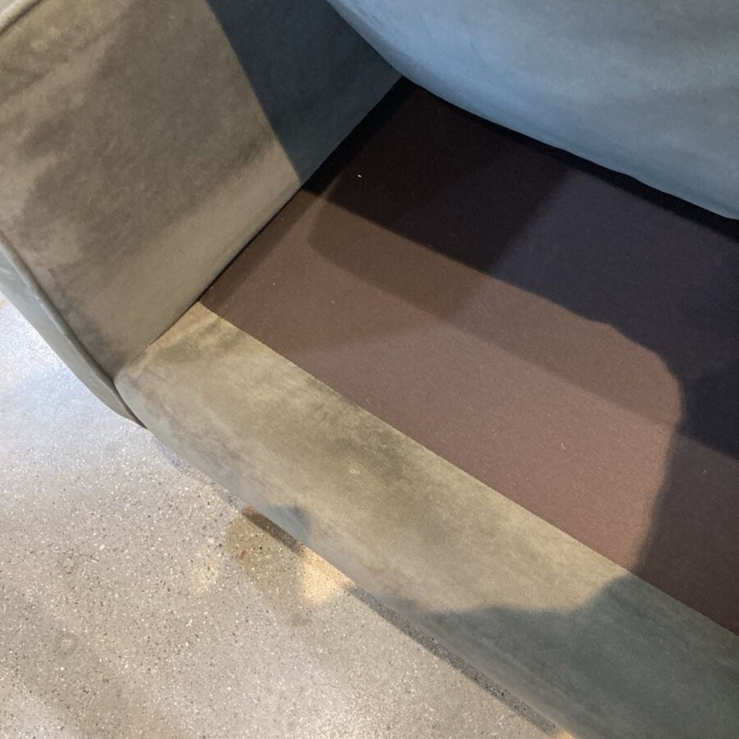 Tufted Micro Suede Sofa Gray - image-8