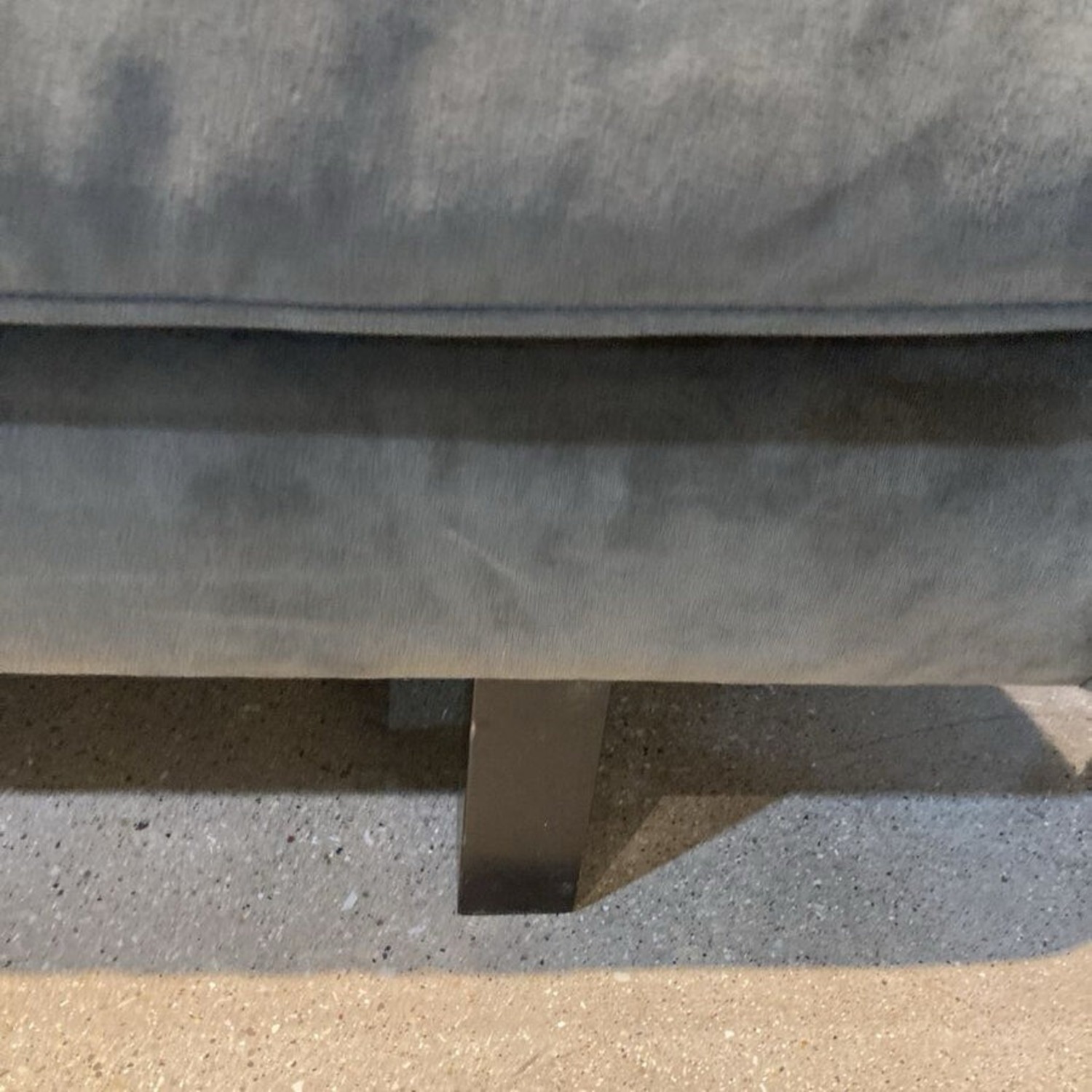 Tufted Micro Suede Sofa Gray - image-6