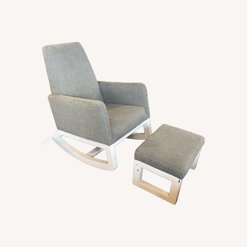 Used Monte Joya Rocker & Foot Stool for sale on AptDeco