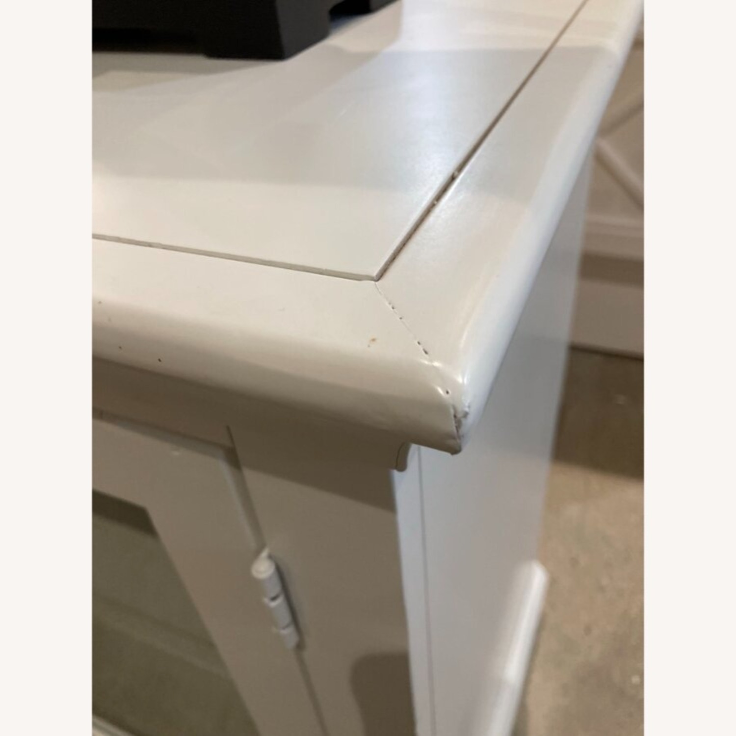 Painted Four Door Media Console White - image-13