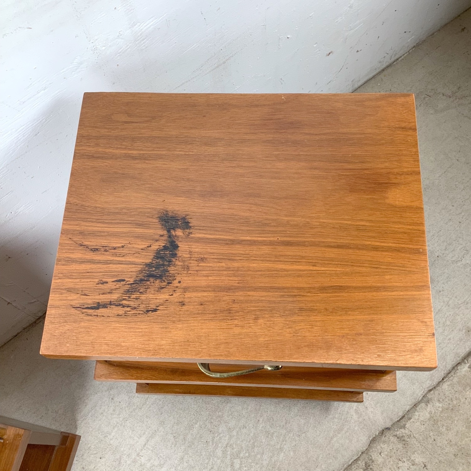 Mid-Century Walnut Nightstands (Pair) - image-6