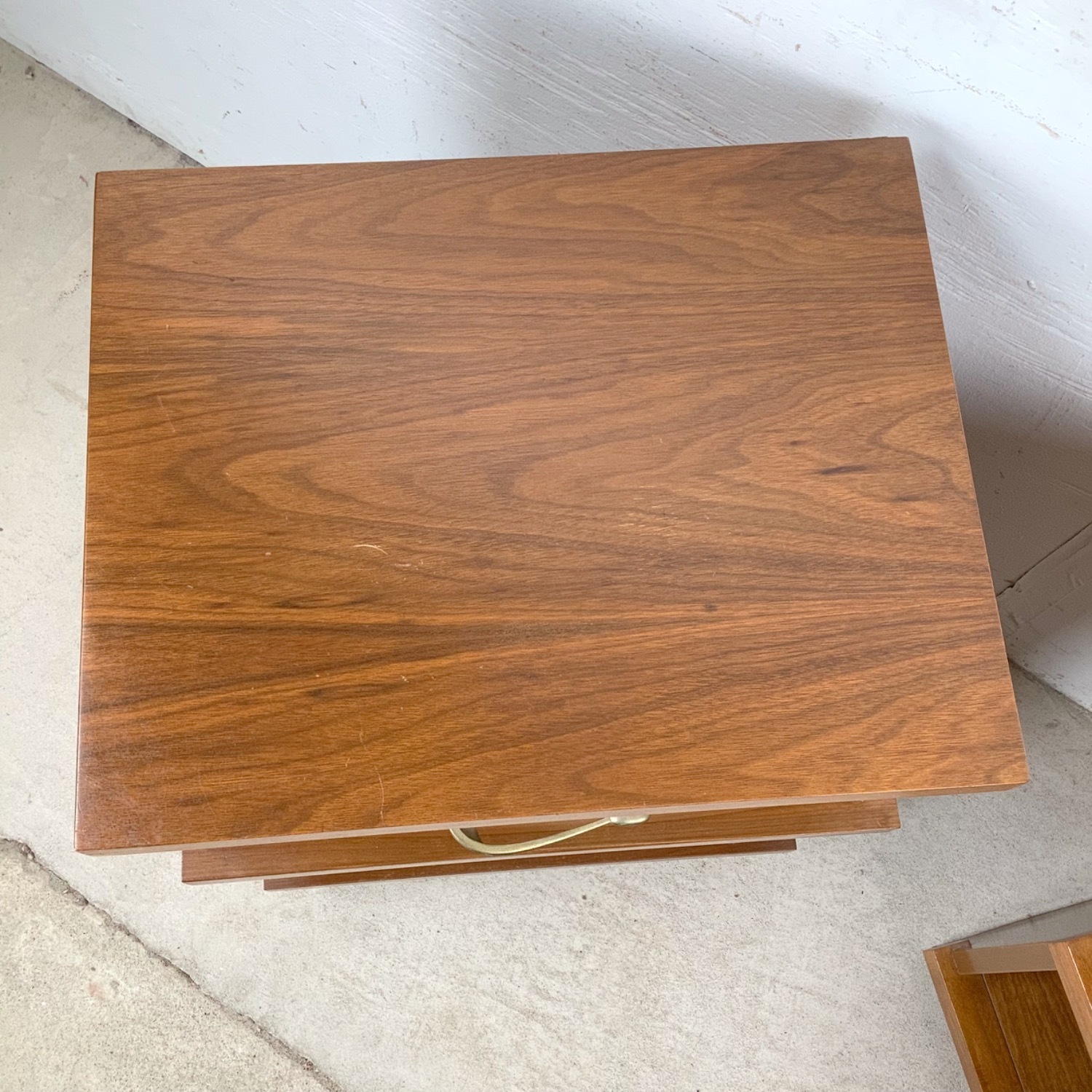 Mid-Century Walnut Nightstands (Pair) - image-5