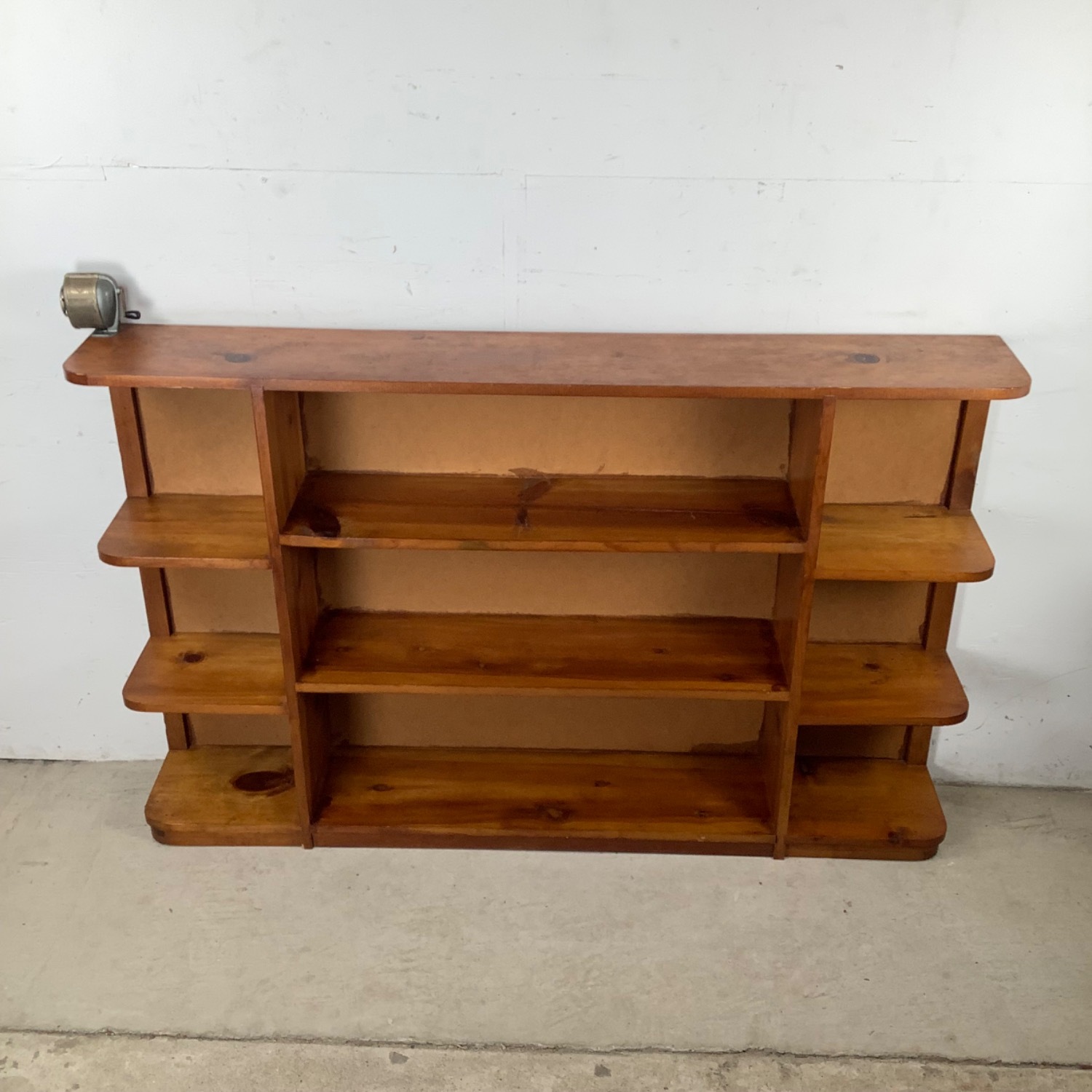 Rustic Vintage Pine Bookcase - image-14