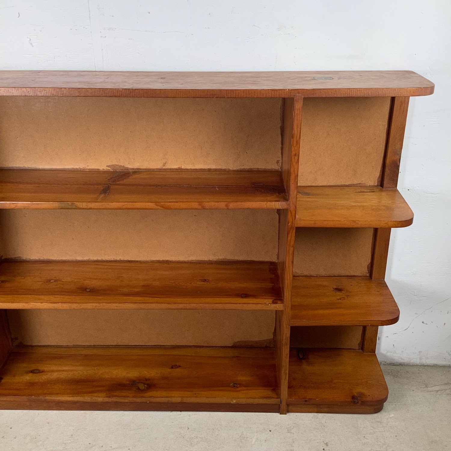 Rustic Vintage Pine Bookcase - image-2