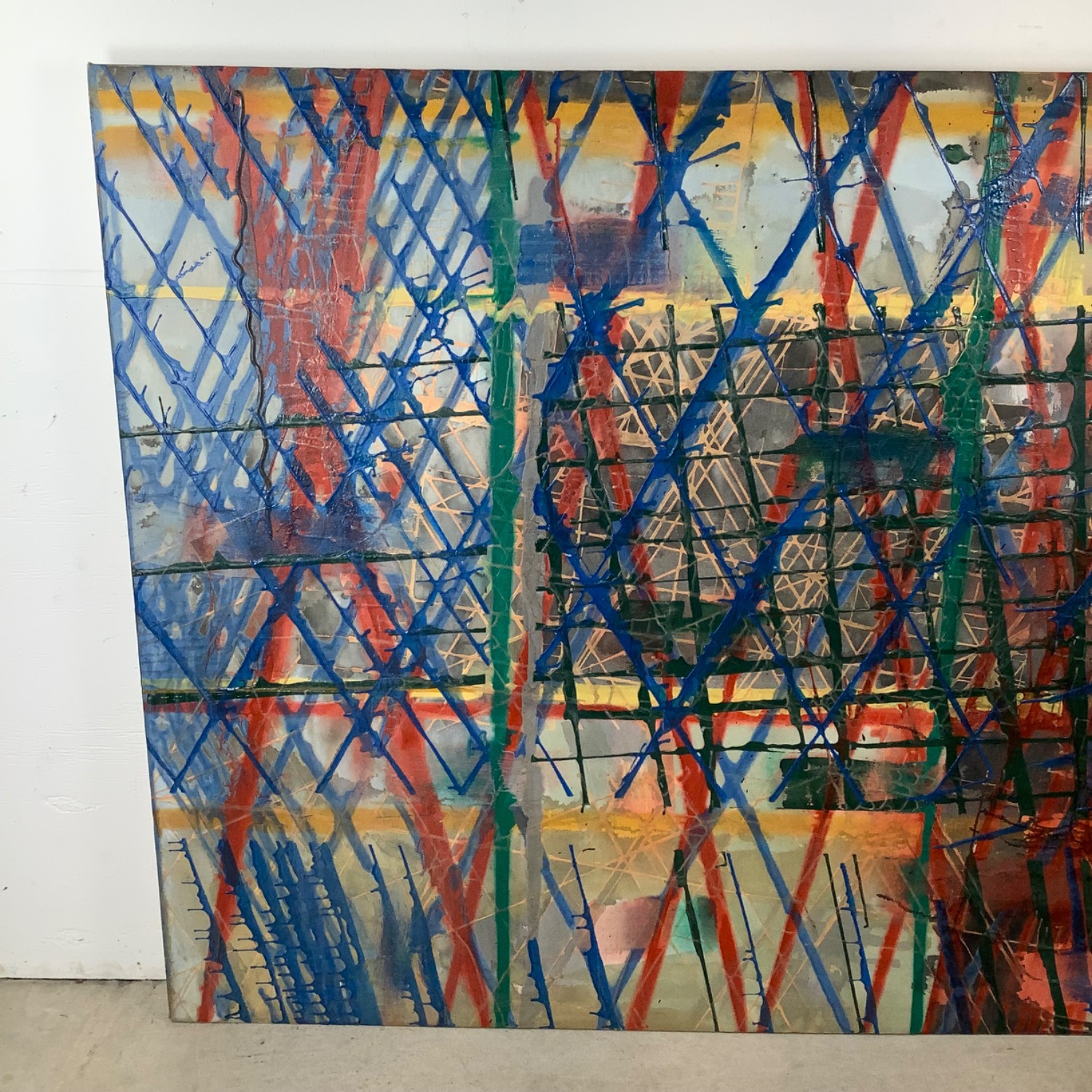 Large Modern Abstract Painting 70x59 - image-1