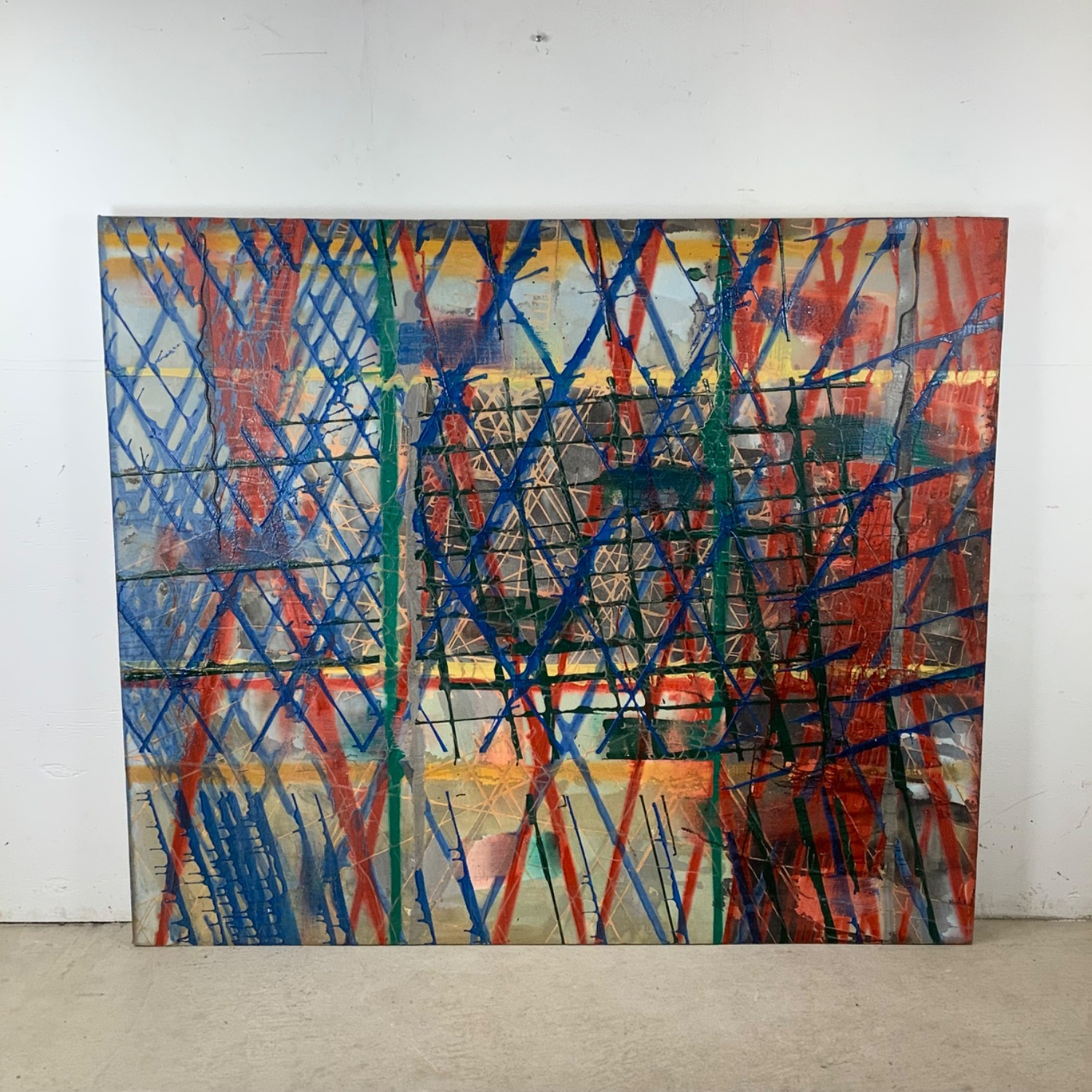 Large Modern Abstract Painting 70x59 - image-0