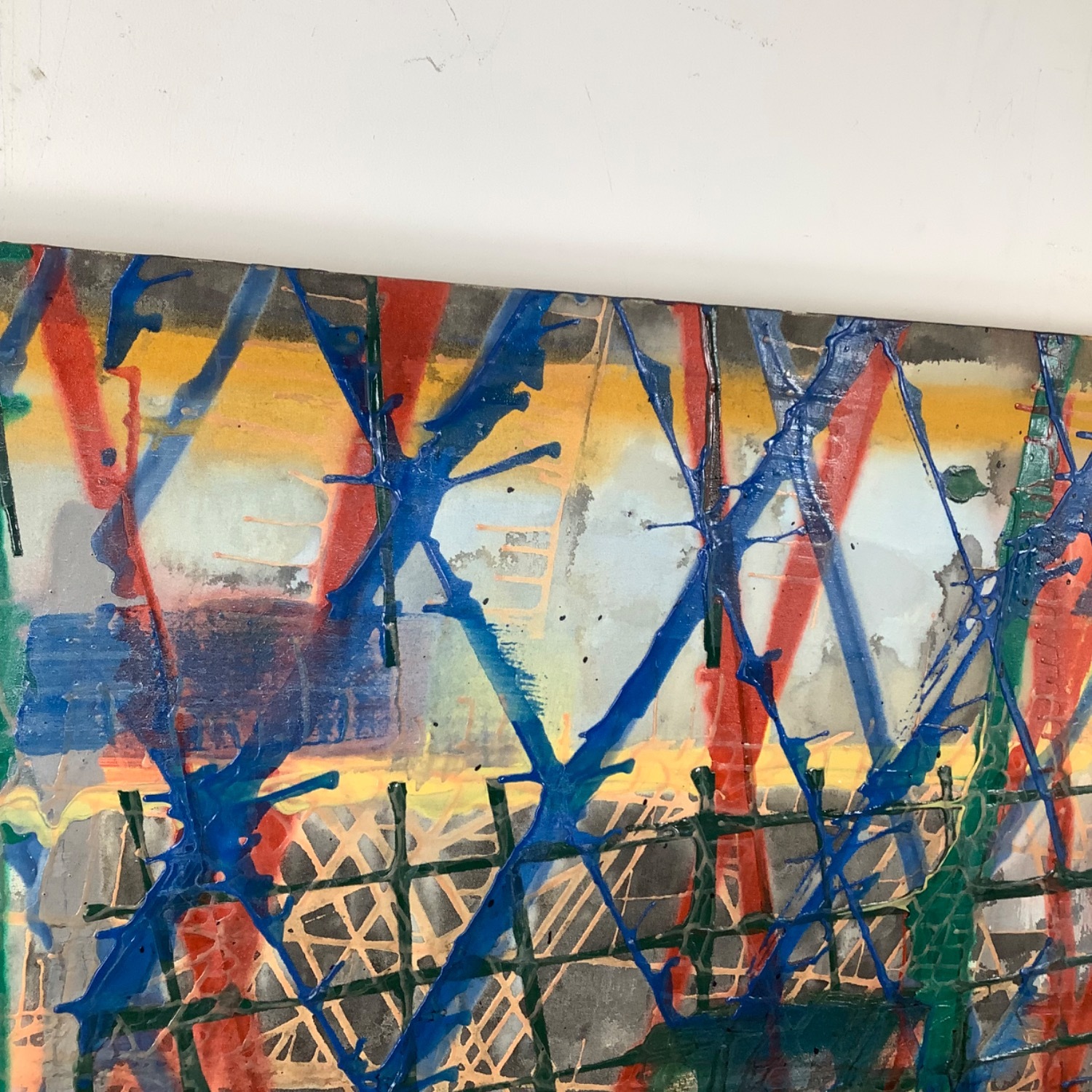 Large Modern Abstract Painting 70x59 - image-3