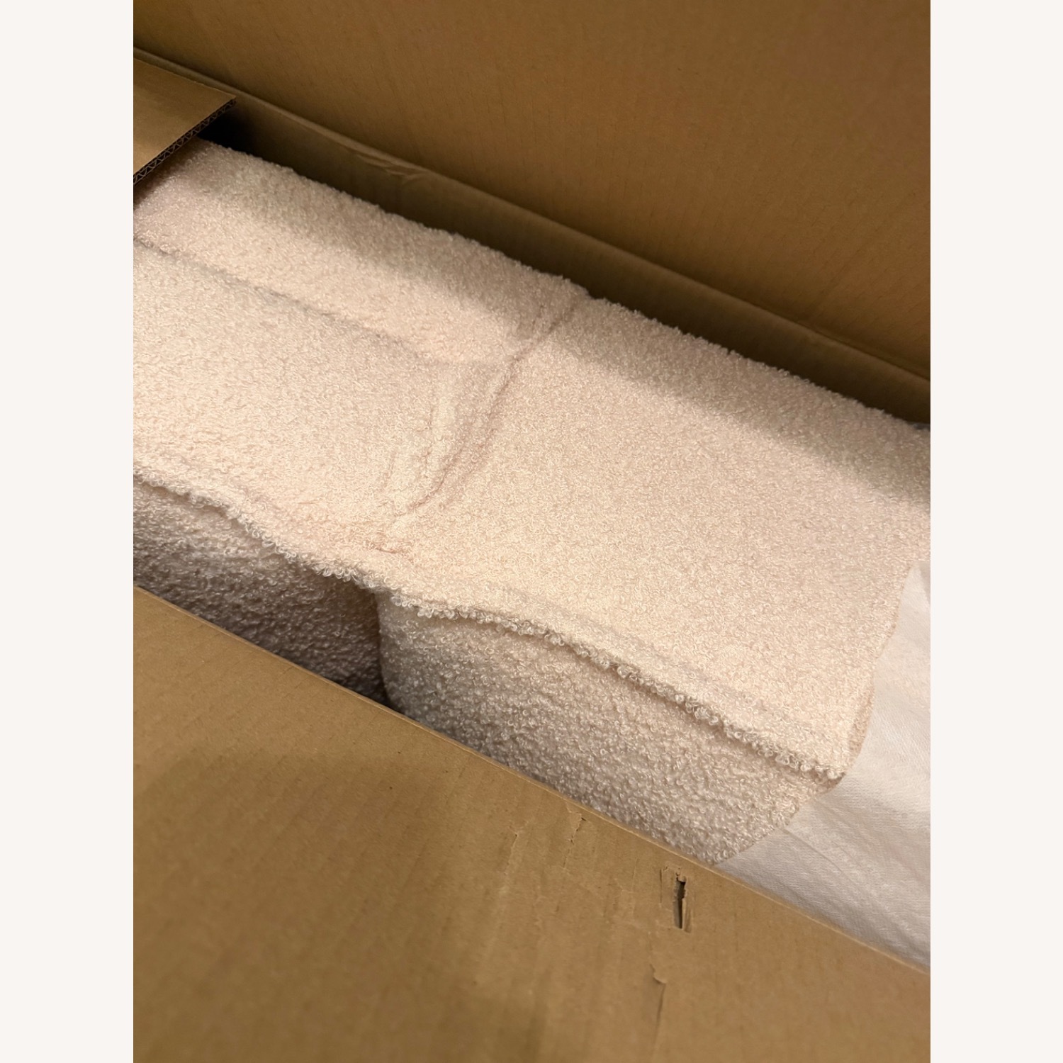 Amazon Natural Boucle Loveseat - image-5