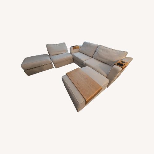 Used 5 Seat Lovesac Sactional with Storage Seats for sale on AptDeco