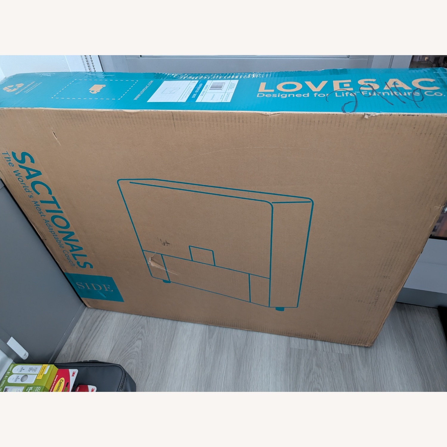 5 Seat Lovesac Sactional with Storage Seats - image-5